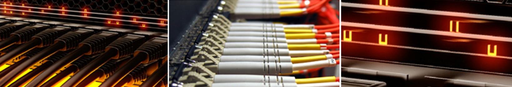Three images of cable cords.  